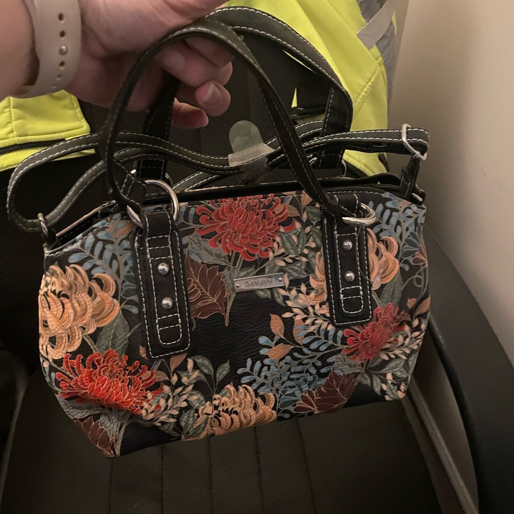 Multicolor Floral Satchel